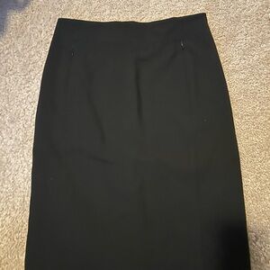 Diane Von Furstenberg Black Pencil Skirt